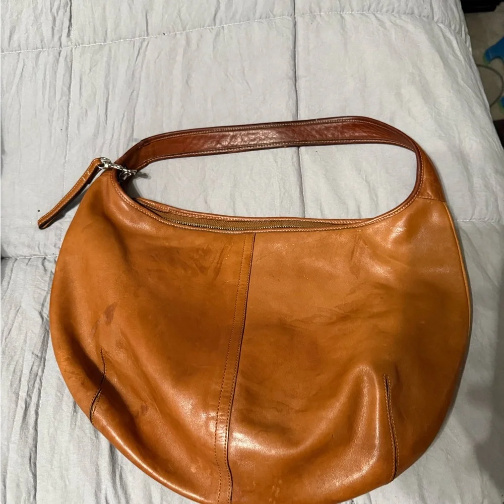 Vintage Coach Ergo Leather Hobo Bag - Picture 2 of 4